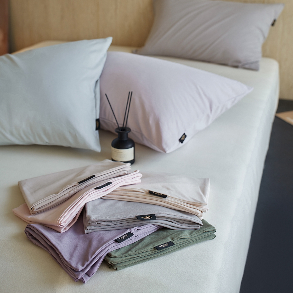 91家纺网 家纺一手货源 找家纺 （总）丽笙被芯 2025新款亲肤舒适阿瓦提针织全棉纯棉枕套单品枕套单件枕套