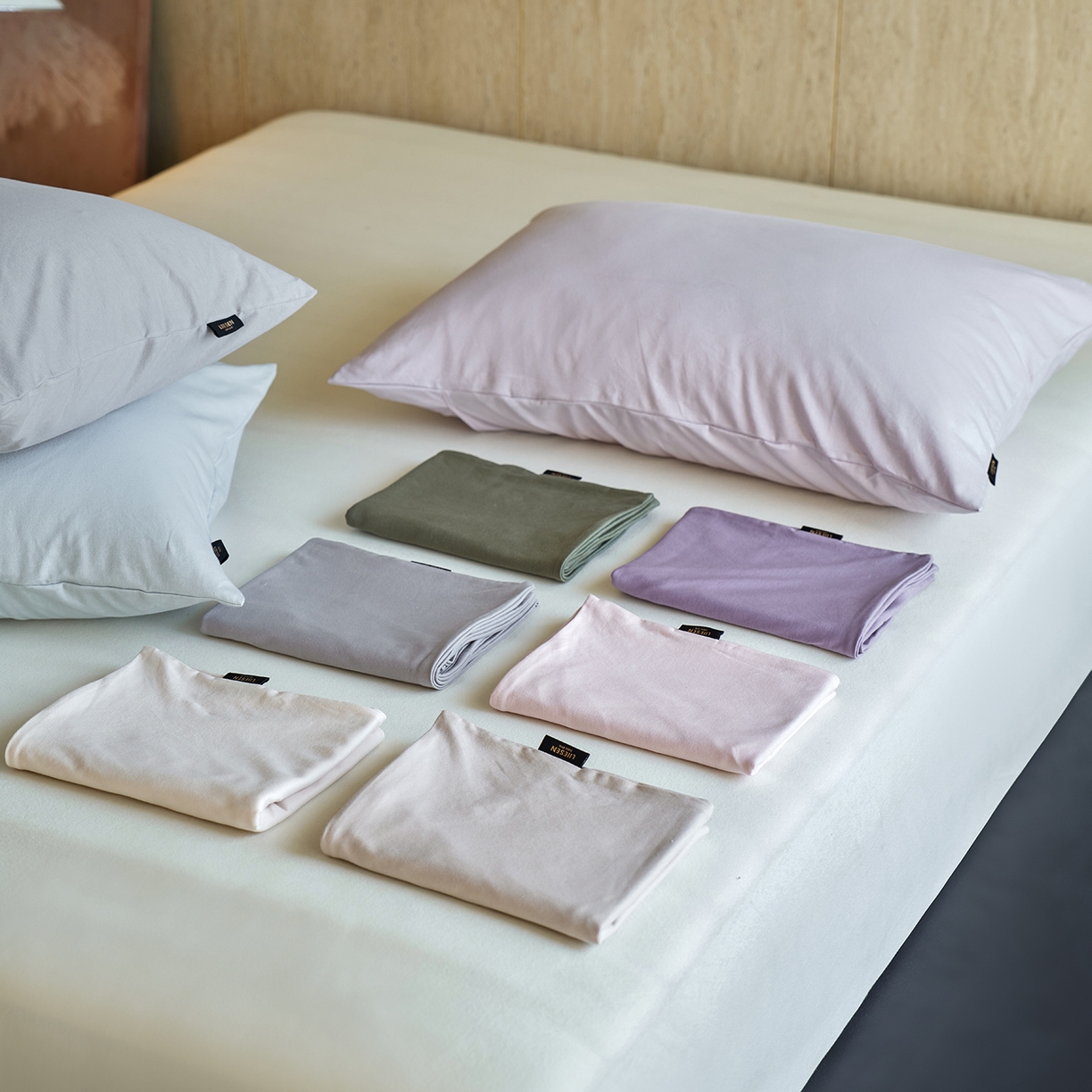 91家纺网 家纺一手货源 找家纺 丽笙被芯 2025新款亲肤舒适阿瓦提针织全棉纯棉枕套单品枕套单件枕套 组合图仅供展示不可下单