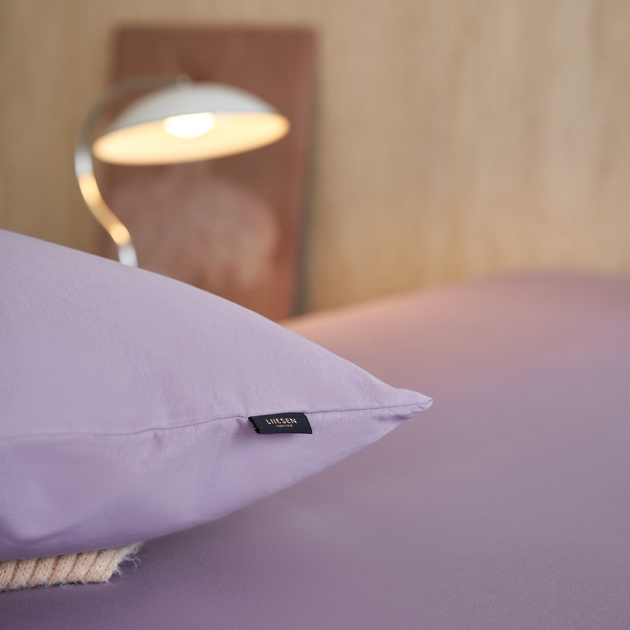 91家纺网 家纺一手货源 找家纺 丽笙被芯 2025新款亲肤舒适阿瓦提针织全棉纯棉枕套单品枕套单件枕套 豆蔻紫