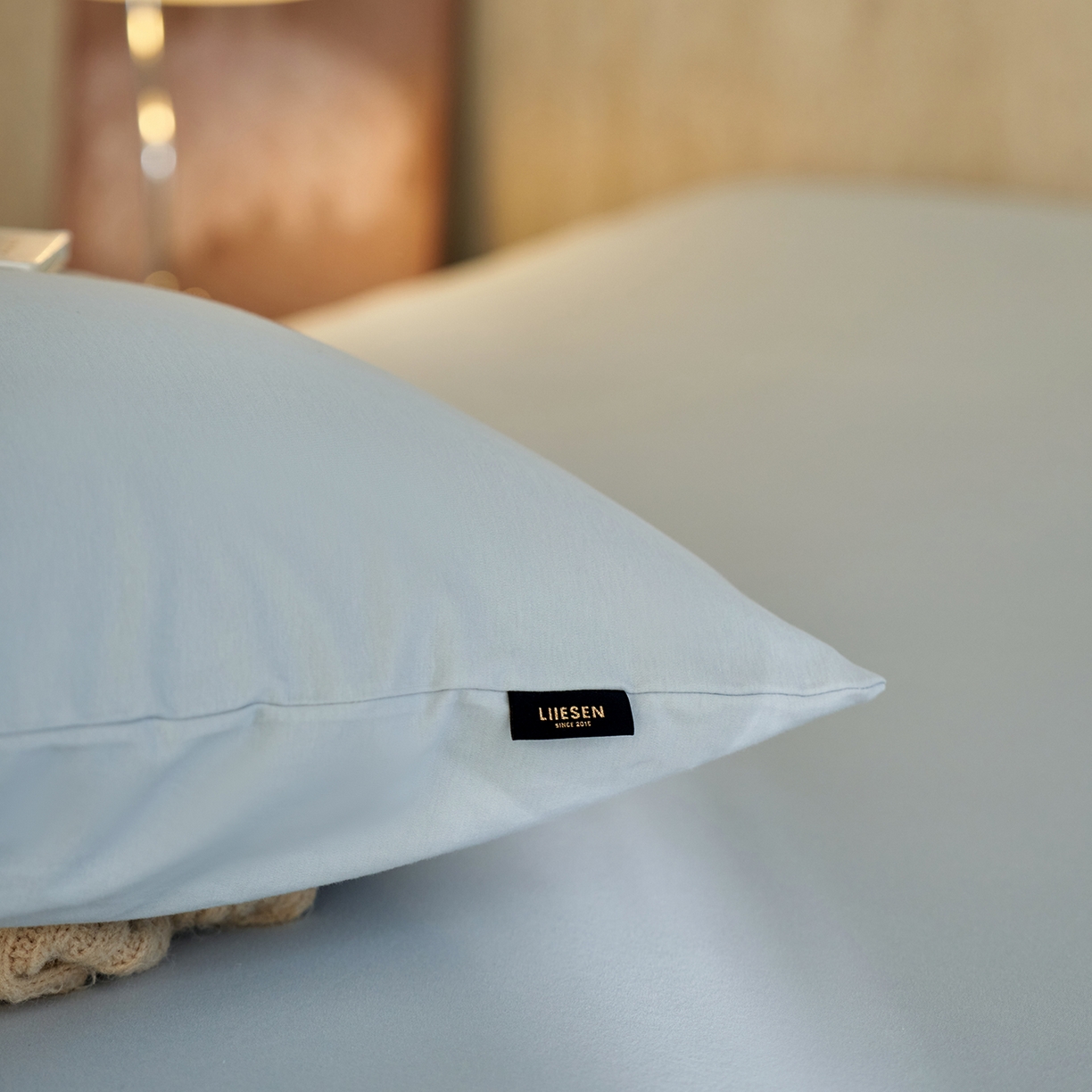 91家纺网 家纺一手货源 找家纺 丽笙被芯 2025新款亲肤舒适阿瓦提针织全棉纯棉枕套单品枕套单件枕套 复古蓝