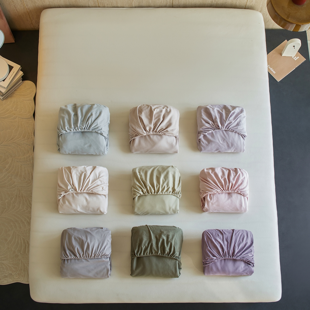 91家纺网 家纺一手货源 找家纺 （总）丽笙被芯 2025新款亲肤舒适阿瓦提针织全棉纯棉床笠单品床笠单件床笠