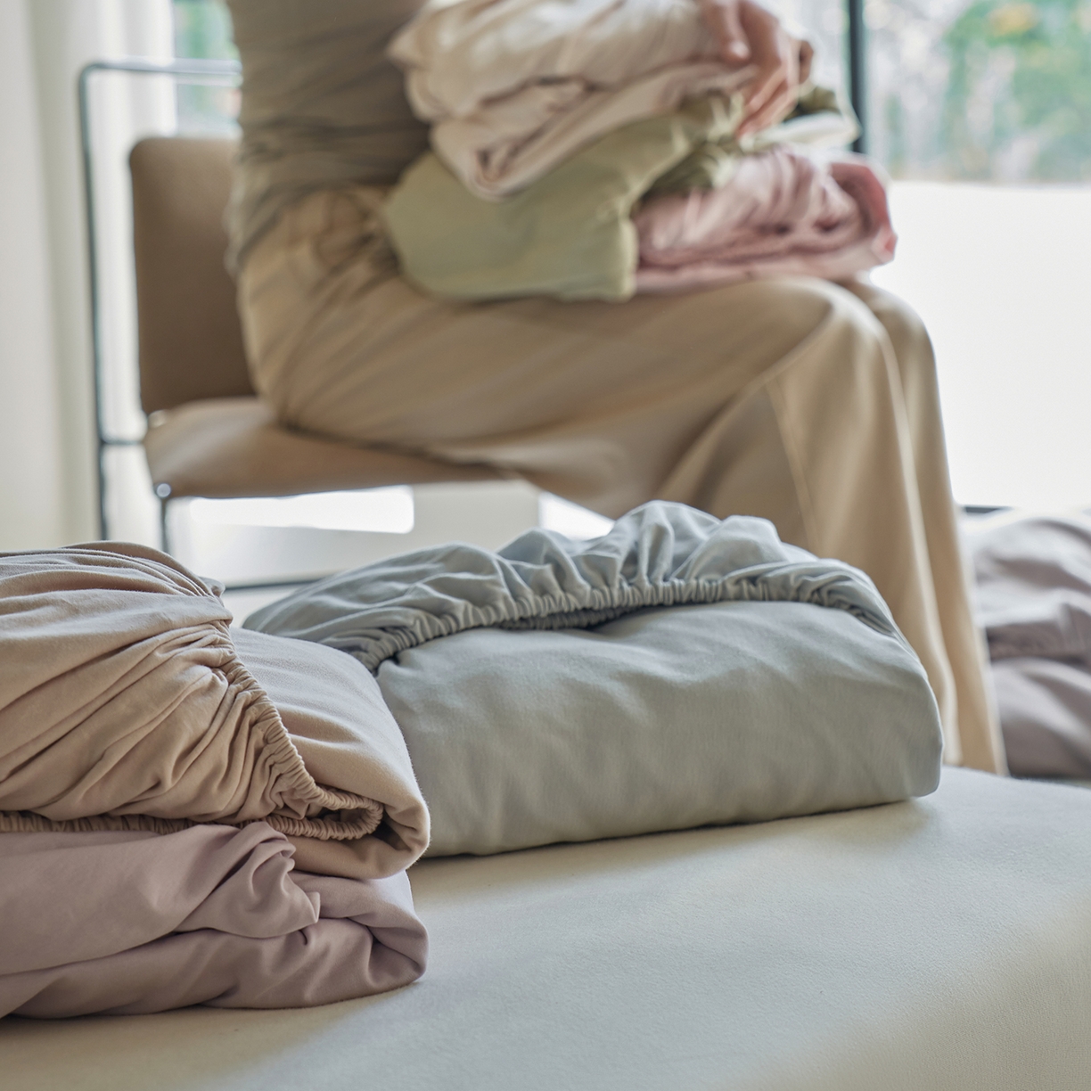 91家纺网 家纺一手货源 找家纺 丽笙被芯 2025新款亲肤舒适阿瓦提针织全棉纯棉床笠单品床笠单件床笠 组合图仅供展示不可下单