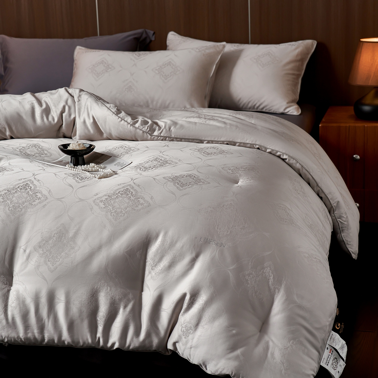 91家纺网 家纺一手货源 找家纺 （总）丽笙被芯 2025新款奥布里石墨烯自发热科技被被子被芯