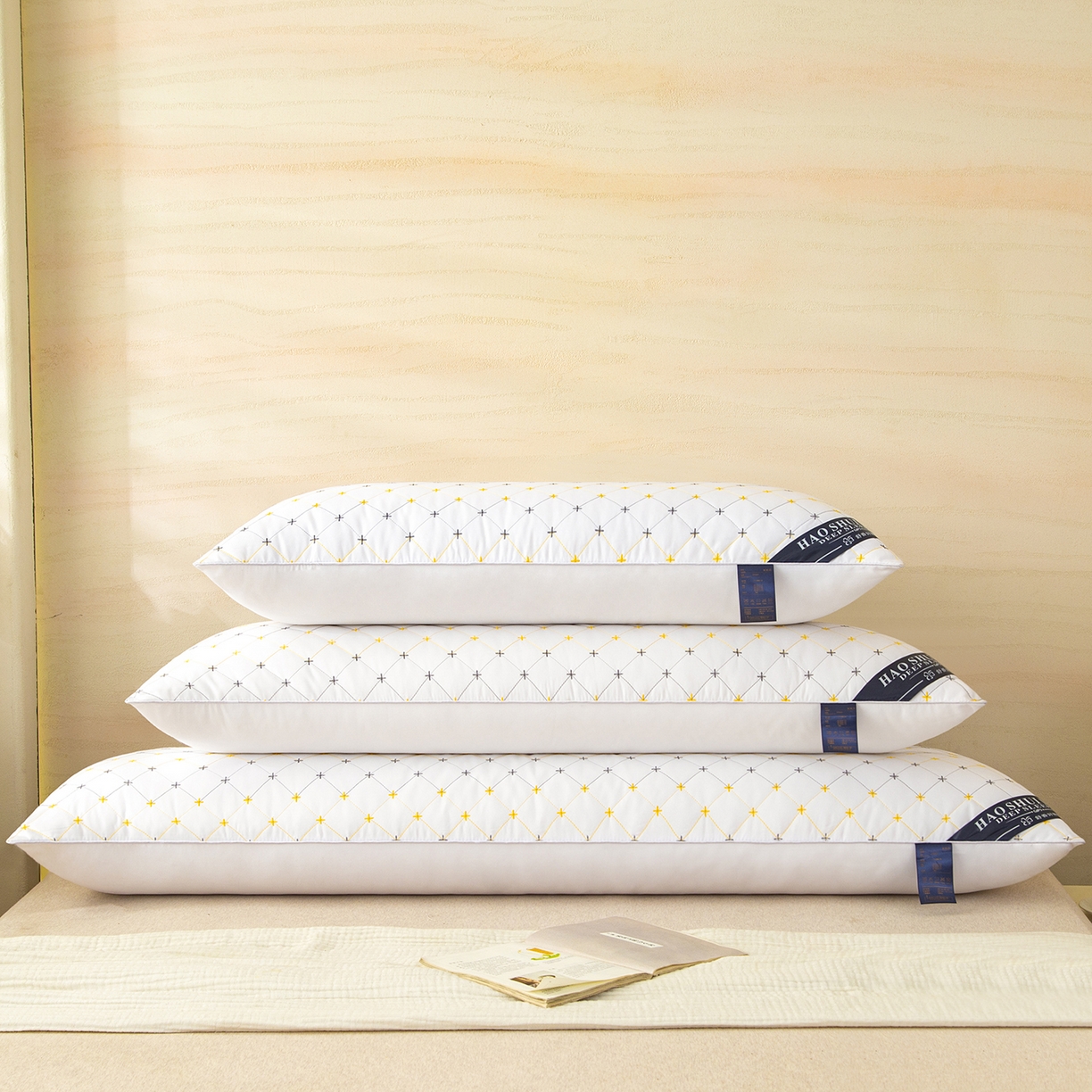 91家纺网 家纺一手货源 找家纺 （总）芯宜佳 2025新款织棉双人枕