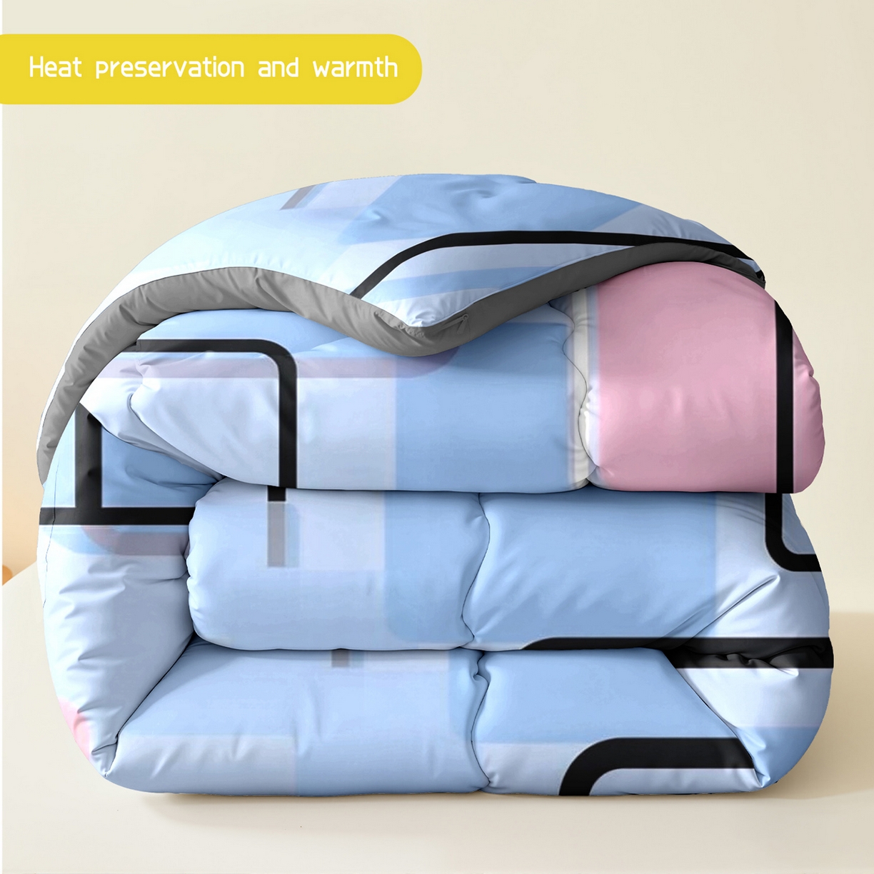 91家纺网 家纺一手货源 找家纺 （总）合纵跨境工厂 一件定制pod模式跨境被子90G水洗棉被芯单品三件套一件代发希音集采亚马逊速卖通-24小时内发货