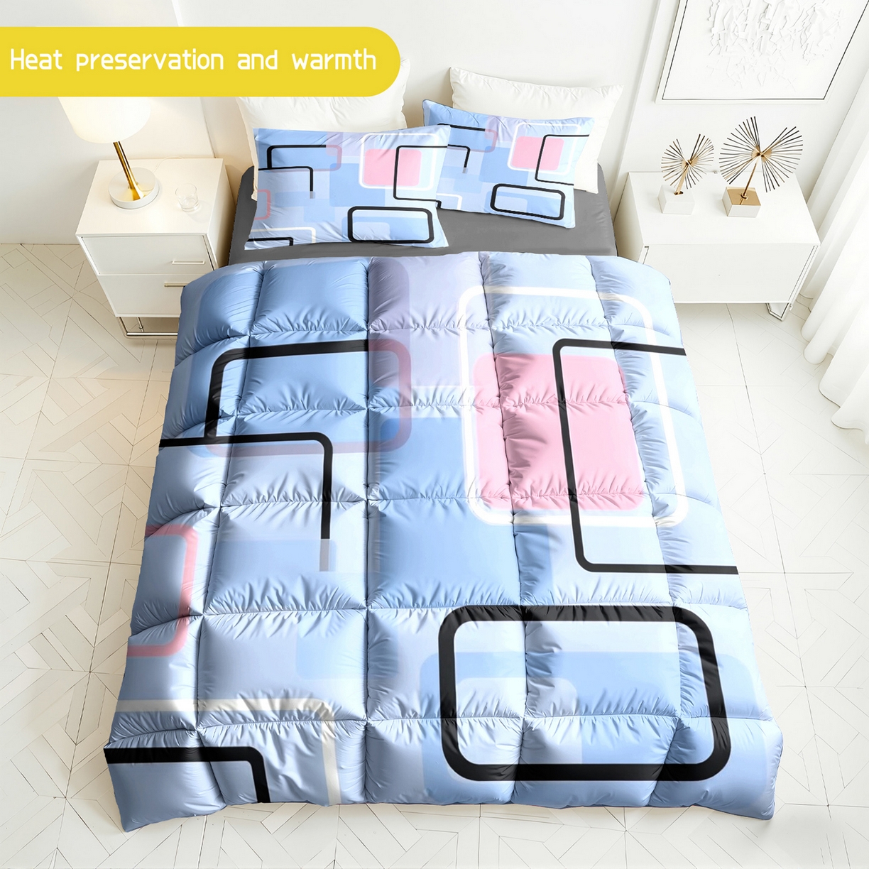 91家纺网 家纺一手货源 找家纺 （总）合纵跨境工厂 一件定制pod模式跨境被子90G水洗棉被芯单品三件套一件代发希音集采亚马逊速卖通-24小时内发货