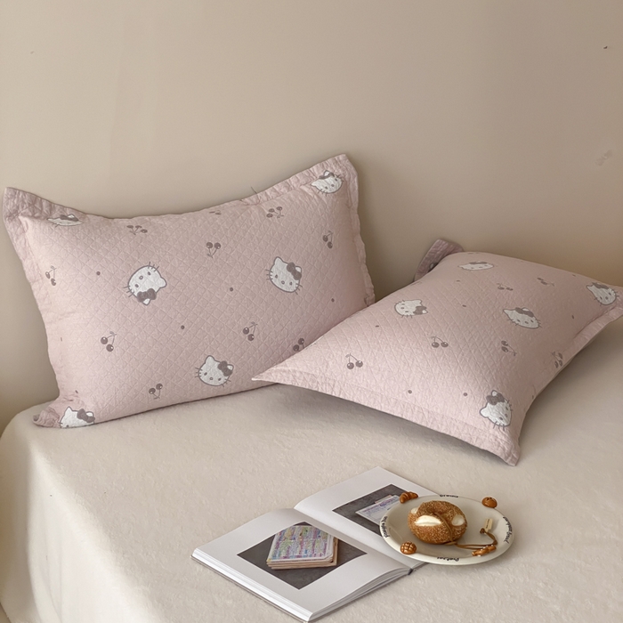 91家纺网 家纺一手货源 找家纺 （总）麻依 2025新款安心棉纱布枕套全棉四层纱布枕套