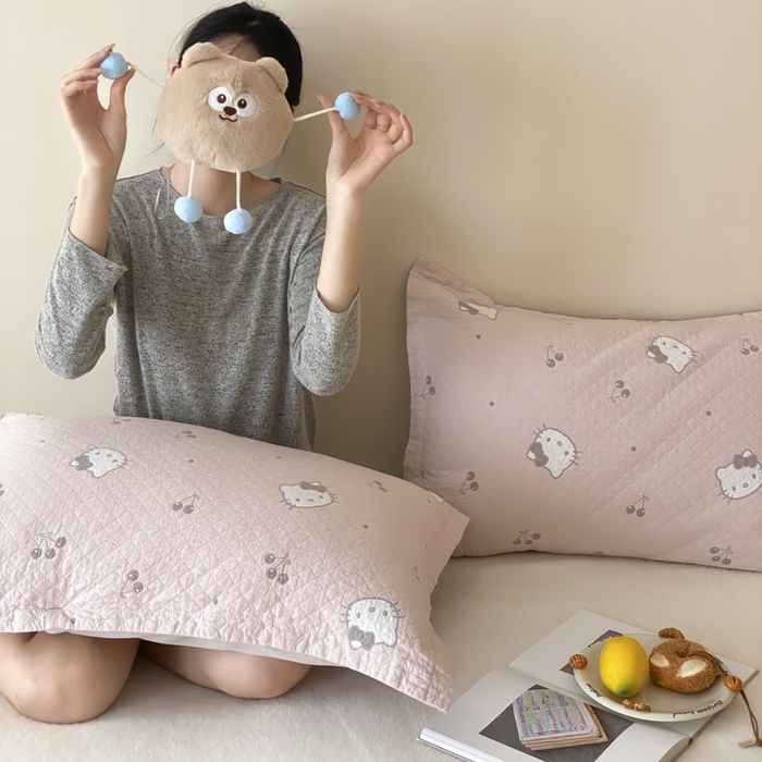 91家纺网 家纺一手货源 找家纺 （总）麻依 2025新款安心棉纱布枕套全棉四层纱布枕套