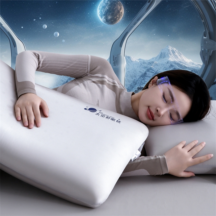 91家纺网 家纺一手货源 找家纺 （总）爱来伊家纺 2025新款太空深睡枕护颈枕记忆枕侧睡护颈椎助睡眠枕头枕芯