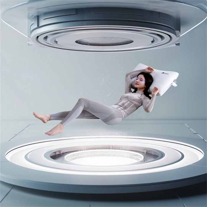 91家纺网 家纺一手货源 找家纺 爱来伊家纺 2025新款太空深睡枕护颈枕记忆枕侧睡护颈椎助睡眠枕头枕芯 太空灰