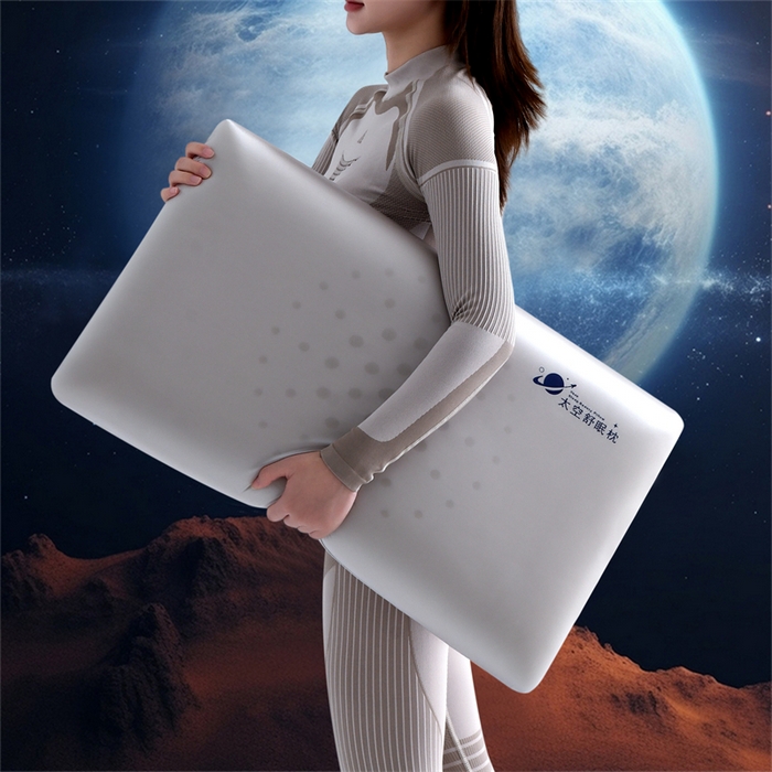 91家纺网 家纺一手货源 找家纺 爱来伊家纺 2025新款太空深睡枕护颈枕记忆枕侧睡护颈椎助睡眠枕头枕芯 太空灰