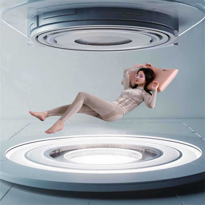 91家纺网 家纺一手货源 找家纺 爱来伊家纺 2025新款太空深睡枕护颈枕记忆枕侧睡护颈椎助睡眠枕头枕芯 珠光粉