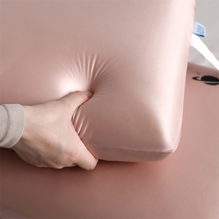 91家纺网 家纺一手货源 找家纺 爱来伊家纺 2025新款太空深睡枕护颈枕记忆枕侧睡护颈椎助睡眠枕头枕芯 珠光粉