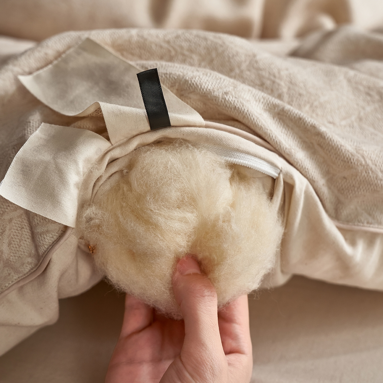 91家纺网 家纺一手货源 找家纺 （总）丽笙被芯 2025新款亲肤舒适棉麻提花大豆被春秋被冬被被子被芯