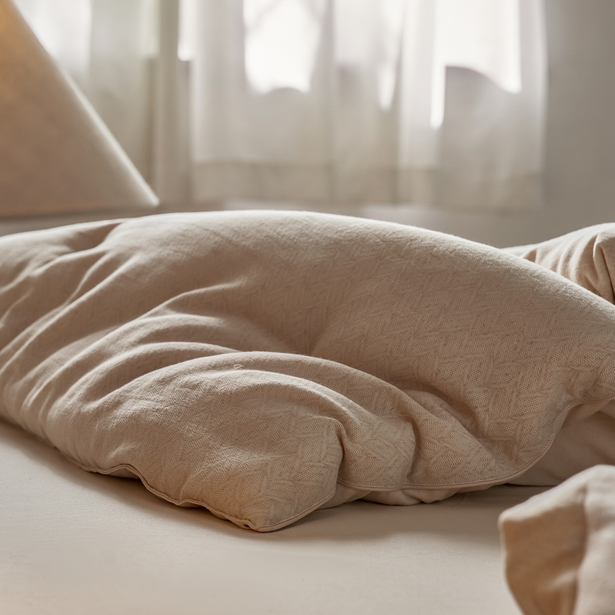 91家纺网 家纺一手货源 找家纺 （总）丽笙被芯 2025新款亲肤舒适棉麻提花大豆被春秋被冬被被子被芯