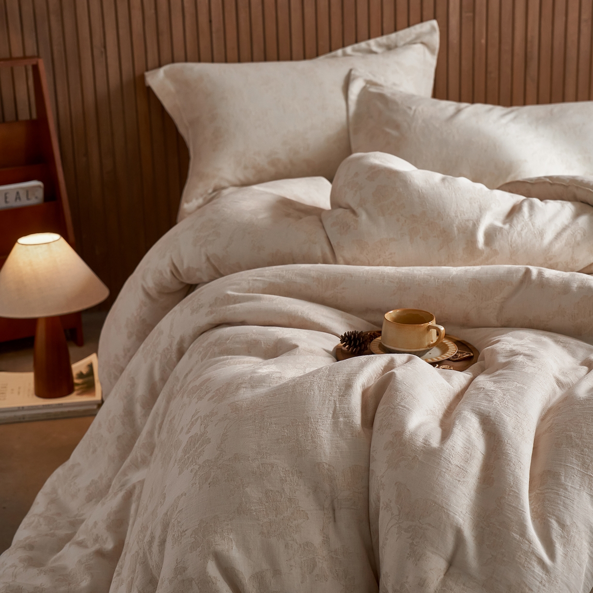 91家纺网 家纺一手货源 找家纺 丽笙被芯 2025新款亲肤舒适棉麻提花大豆被春秋被冬被被子被芯 璐希尔