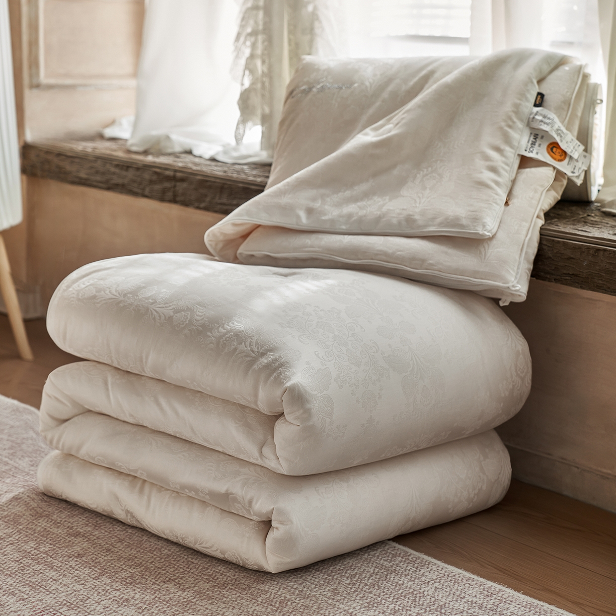 91家纺网 家纺一手货源 找家纺 丽笙被芯 2025新款亲肤舒适荣耀35李官奇大豆被春秋被冬被子母被被子被芯 李官奇大豆被子母被