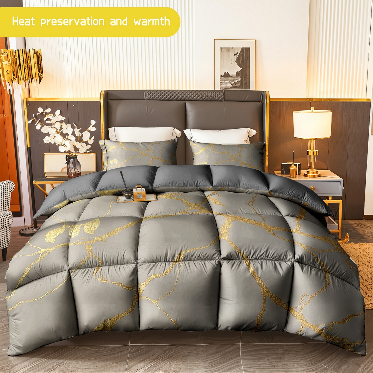 91家纺网 家纺一手货源 找家纺 （总）合纵跨境工厂 一件定制pod模式跨境被子90G水洗棉被芯单品三件套一件代发希音集采亚马逊速卖通-24小时内发货