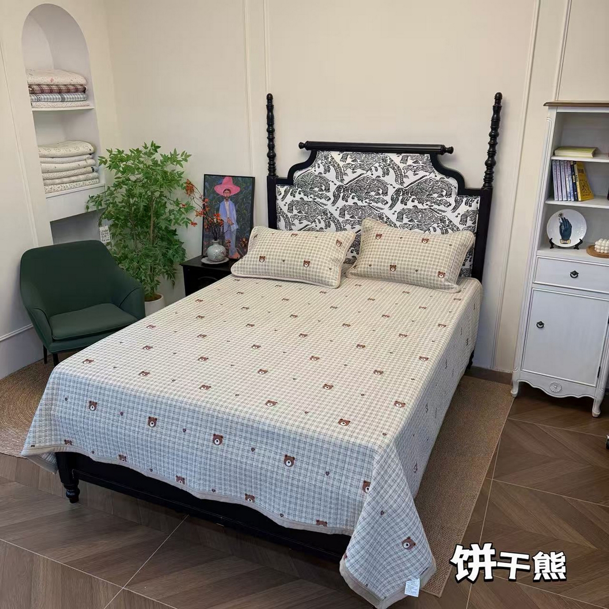 （总）床盖工厂店 2025新款婴儿绒床盖三件套