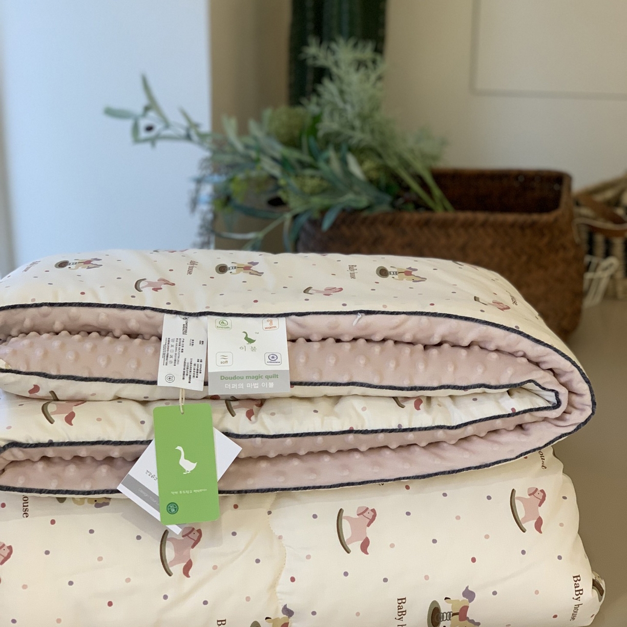 91家纺网 家纺一手货源 找家纺 汇庭 2025秋冬新款幸运豆单人春秋系列 可爱贝贝