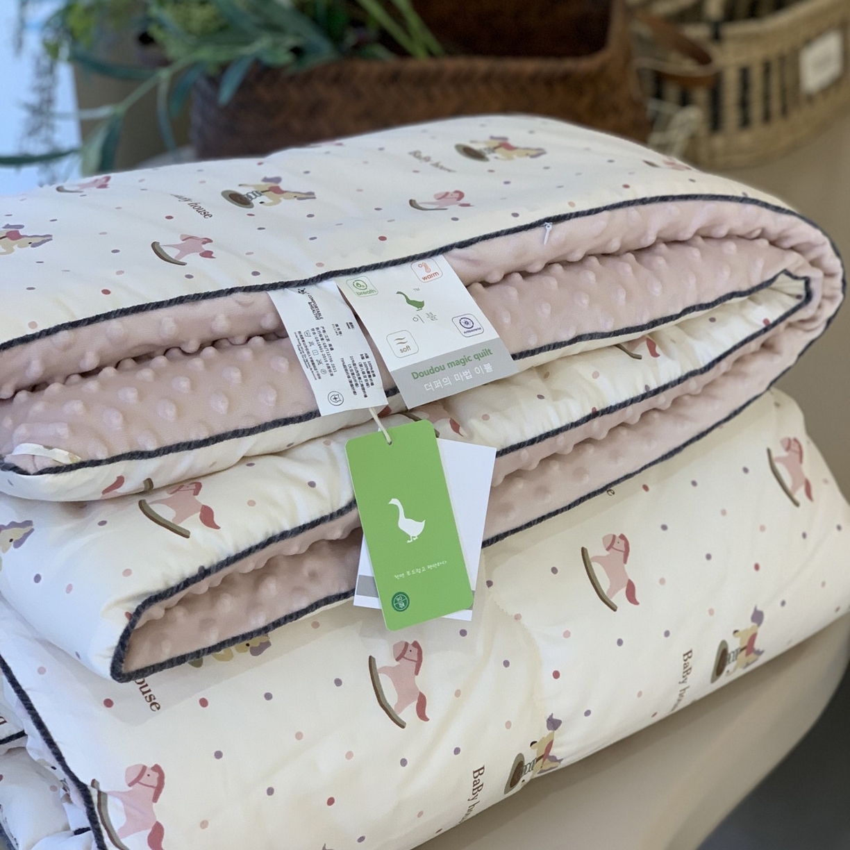 91家纺网 家纺一手货源 找家纺 汇庭 2025秋冬新款幸运豆单人春秋系列 可爱贝贝