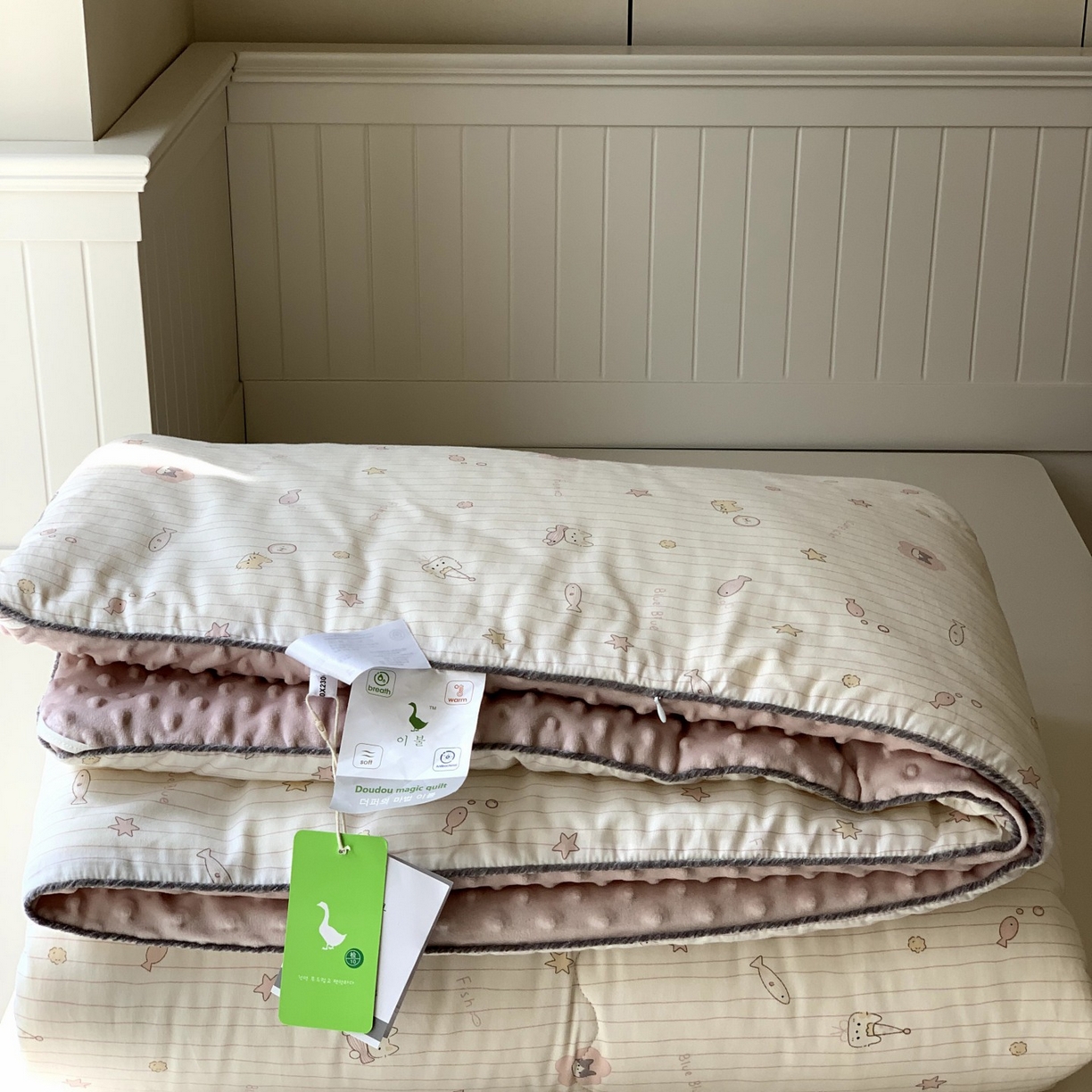 91家纺网 家纺一手货源 找家纺 汇庭 2025秋冬新款幸运豆单人春秋系列 小鱼儿粉