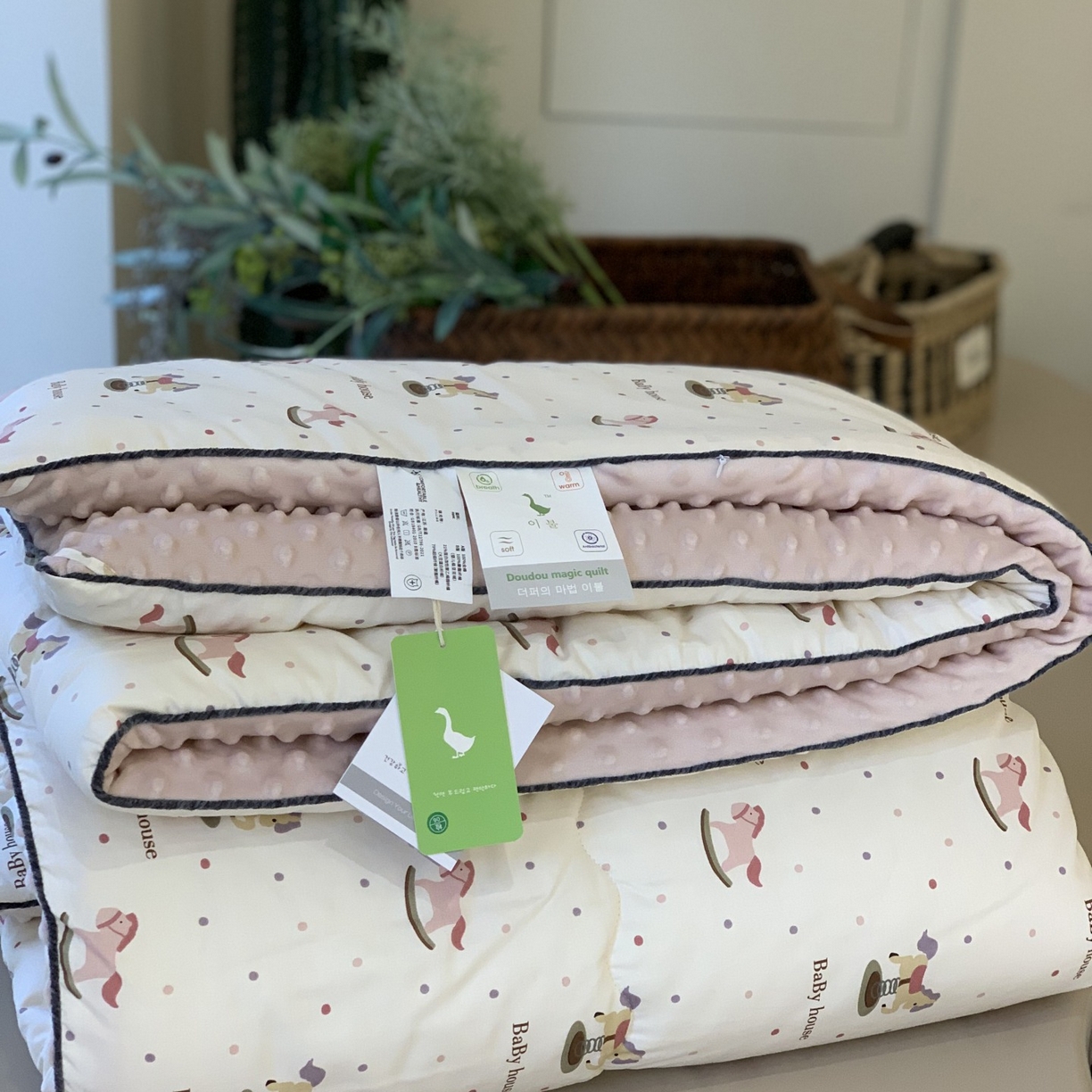 91家纺网 家纺一手货源 找家纺 汇庭 2025秋冬新款幸运豆单人春秋系列 可爱贝贝