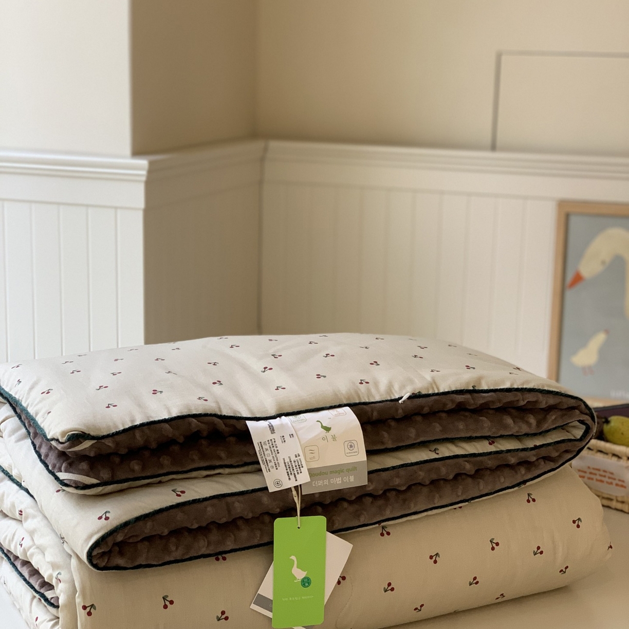 91家纺网 家纺一手货源 找家纺 汇庭 2025秋冬新款幸运豆单人春秋系列 车厘子