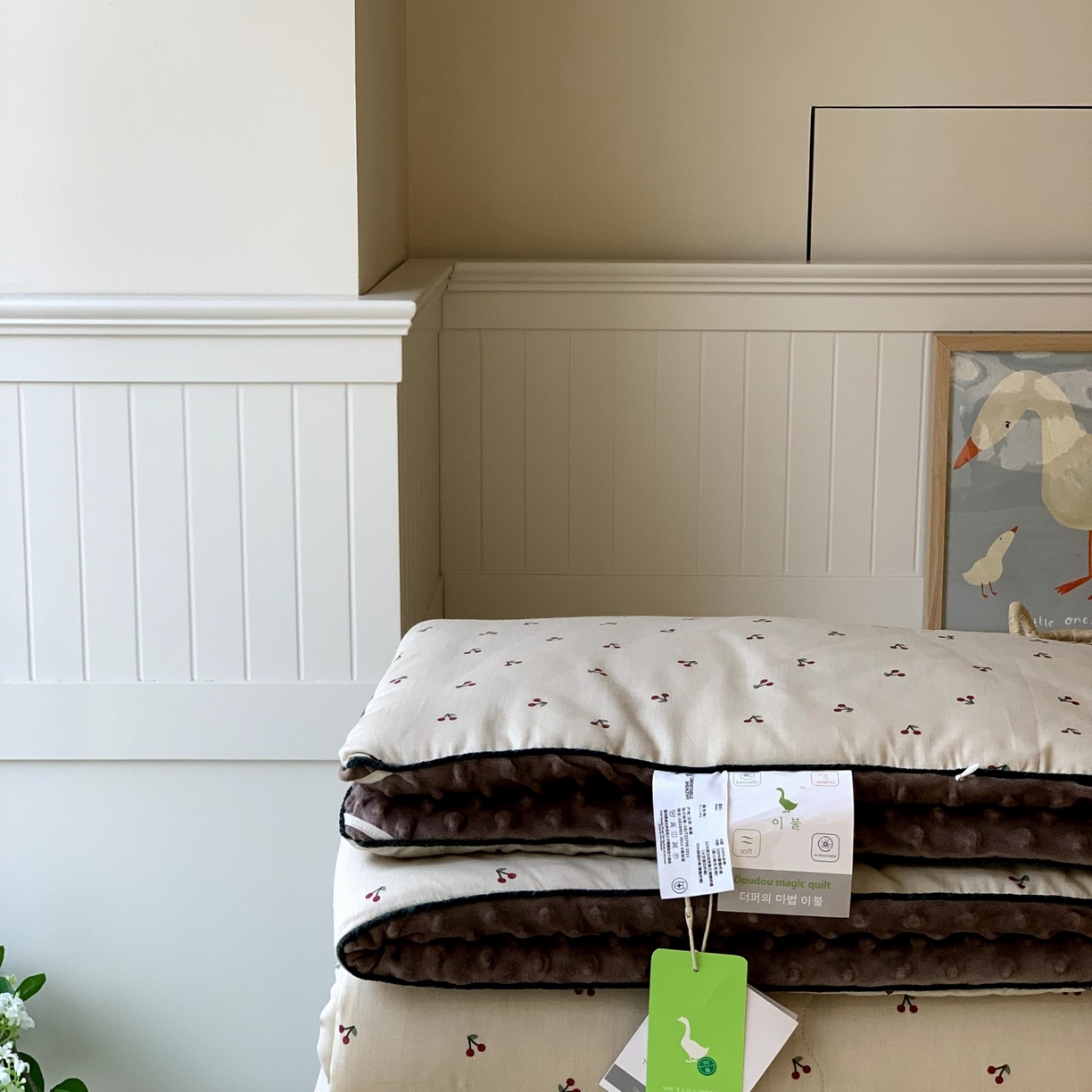 91家纺网 家纺一手货源 找家纺 汇庭 2025秋冬新款幸运豆单人春秋系列 车厘子