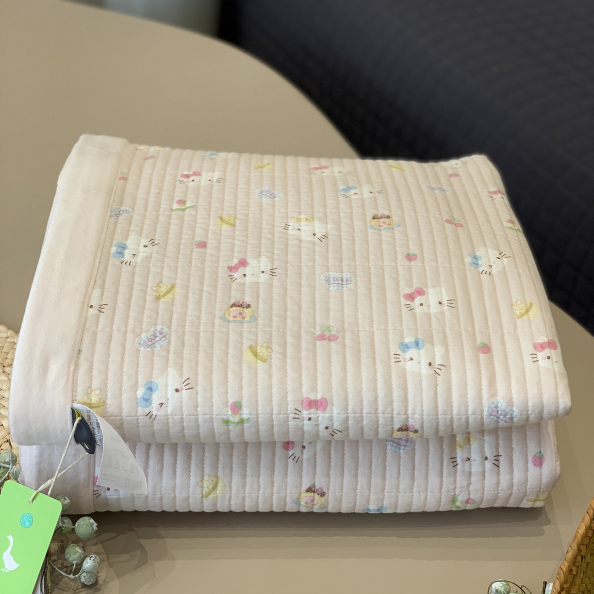 汇庭 2025秋冬新款纱布绒单品床盖系列 猫猫成员