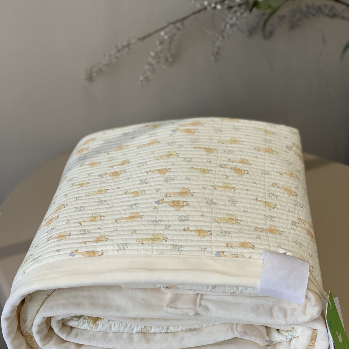 91家纺网 家纺一手货源 找家纺 汇庭 2025秋冬新款纱布绒单品床盖系列 鸭鸭成员