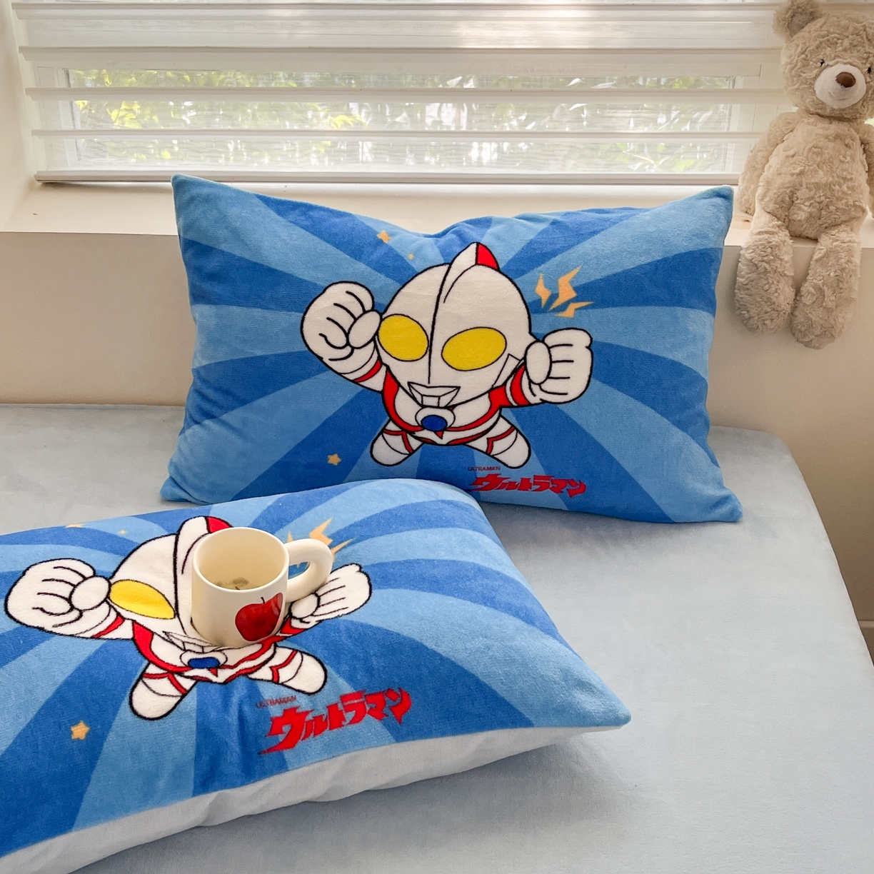 91家纺网 家纺一手货源 找家纺 （总）蘭菲家纺 2025新款奥特曼牛奶绒四件套