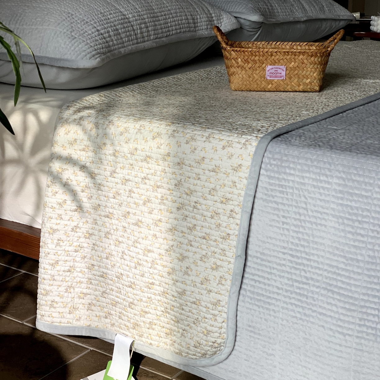 91家纺网 家纺一手货源 找家纺 汇庭 2025秋冬新款绒绒单品床盖系列 梦影兰