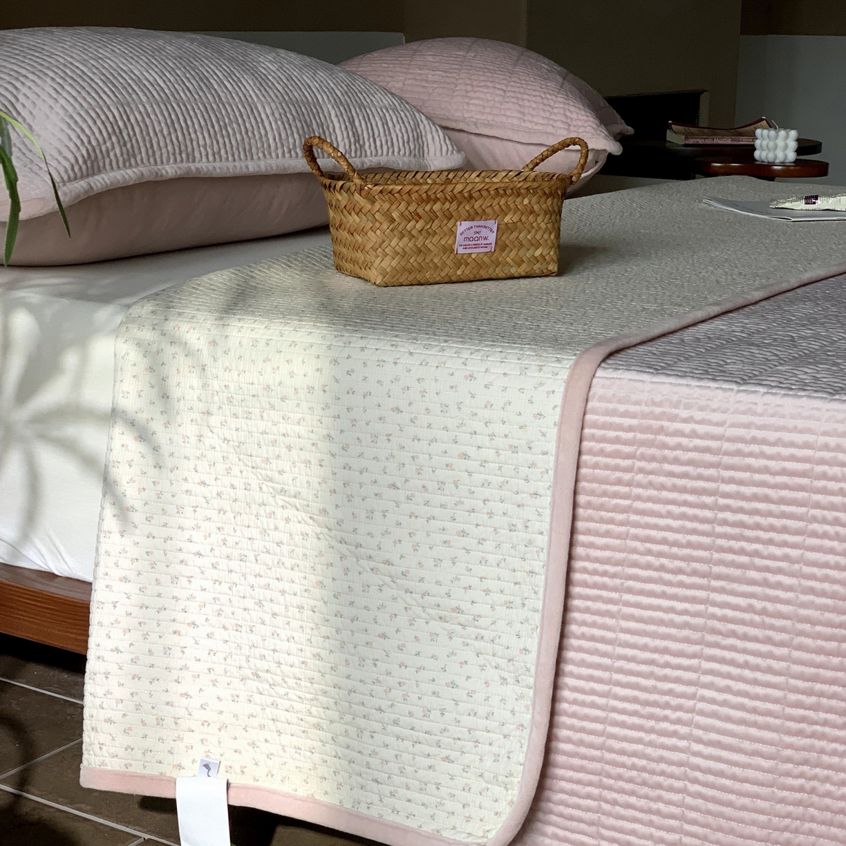 91家纺网 家纺一手货源 找家纺 汇庭 2025秋冬新款绒绒单品床盖系列 秋麦