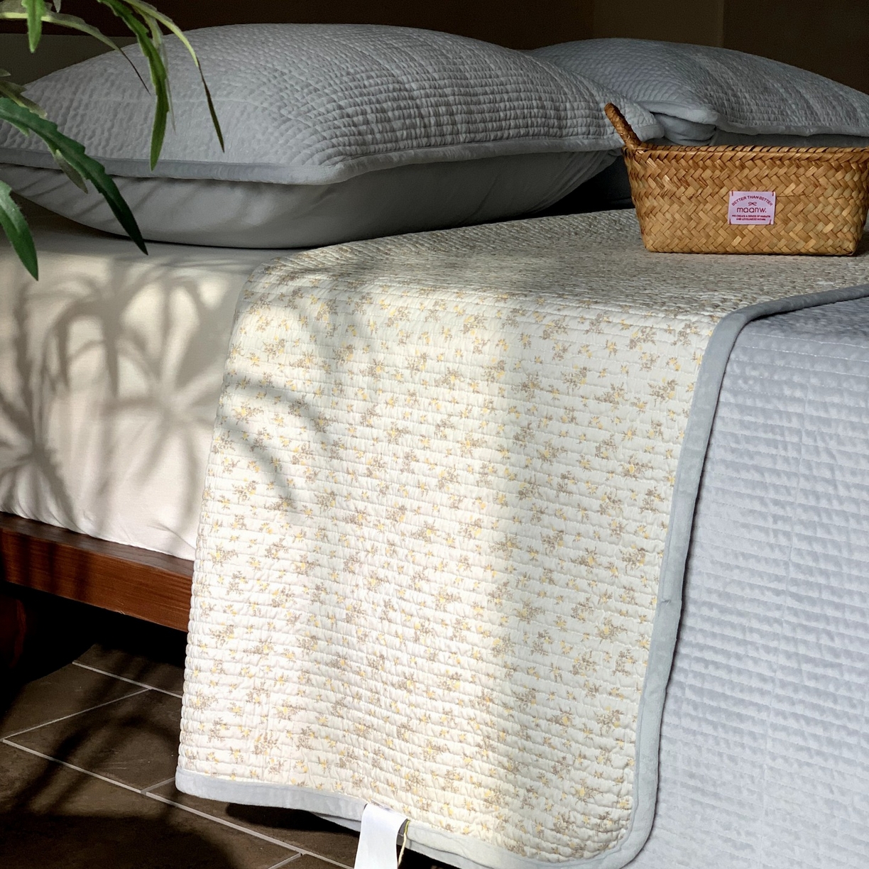 91家纺网 家纺一手货源 找家纺 汇庭 2025秋冬新款绒绒单品床盖系列 梦影兰