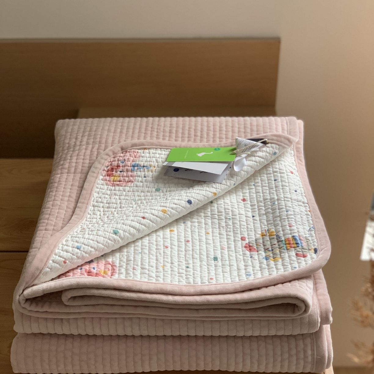 汇庭 2025秋冬新款绒绒单品床盖系列 章鱼小丸子