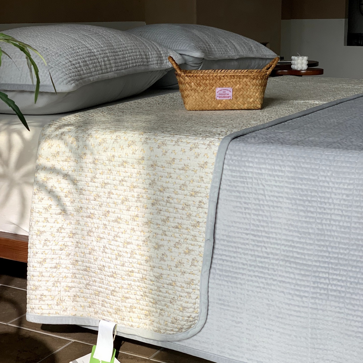 91家纺网 家纺一手货源 找家纺 汇庭 2025秋冬新款绒绒单品床盖系列 梦影兰