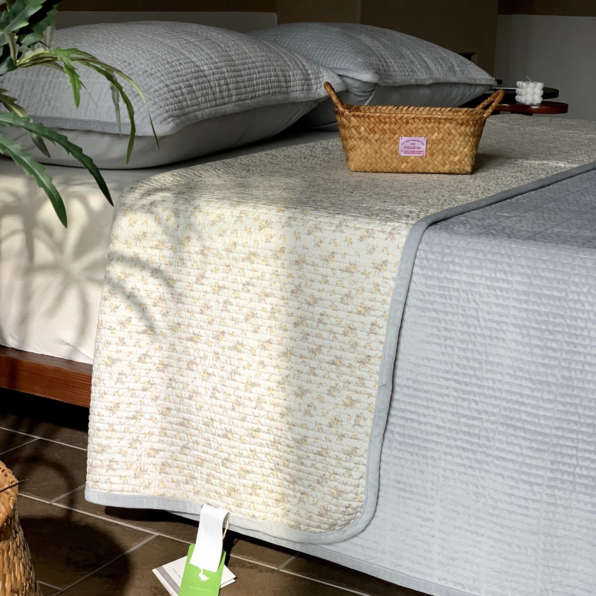 91家纺网 家纺一手货源 找家纺 汇庭 2025秋冬新款绒绒单品床盖系列 梦影兰