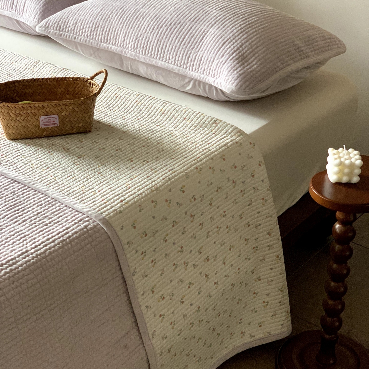 91家纺网 家纺一手货源 找家纺 汇庭 2025秋冬新款绒绒单品床盖系列 阳光小花