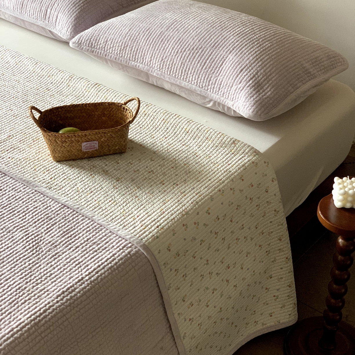 91家纺网 家纺一手货源 找家纺 汇庭 2025秋冬新款绒绒单品床盖系列 阳光小花