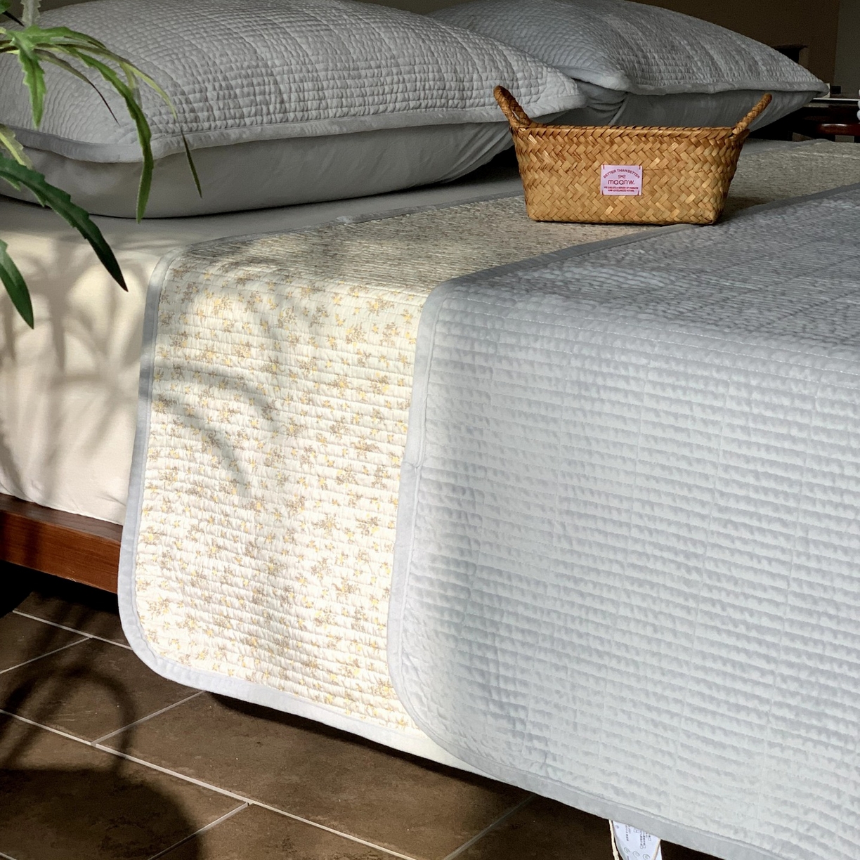 91家纺网 家纺一手货源 找家纺 汇庭 2025秋冬新款绒绒单品床盖系列 梦影兰