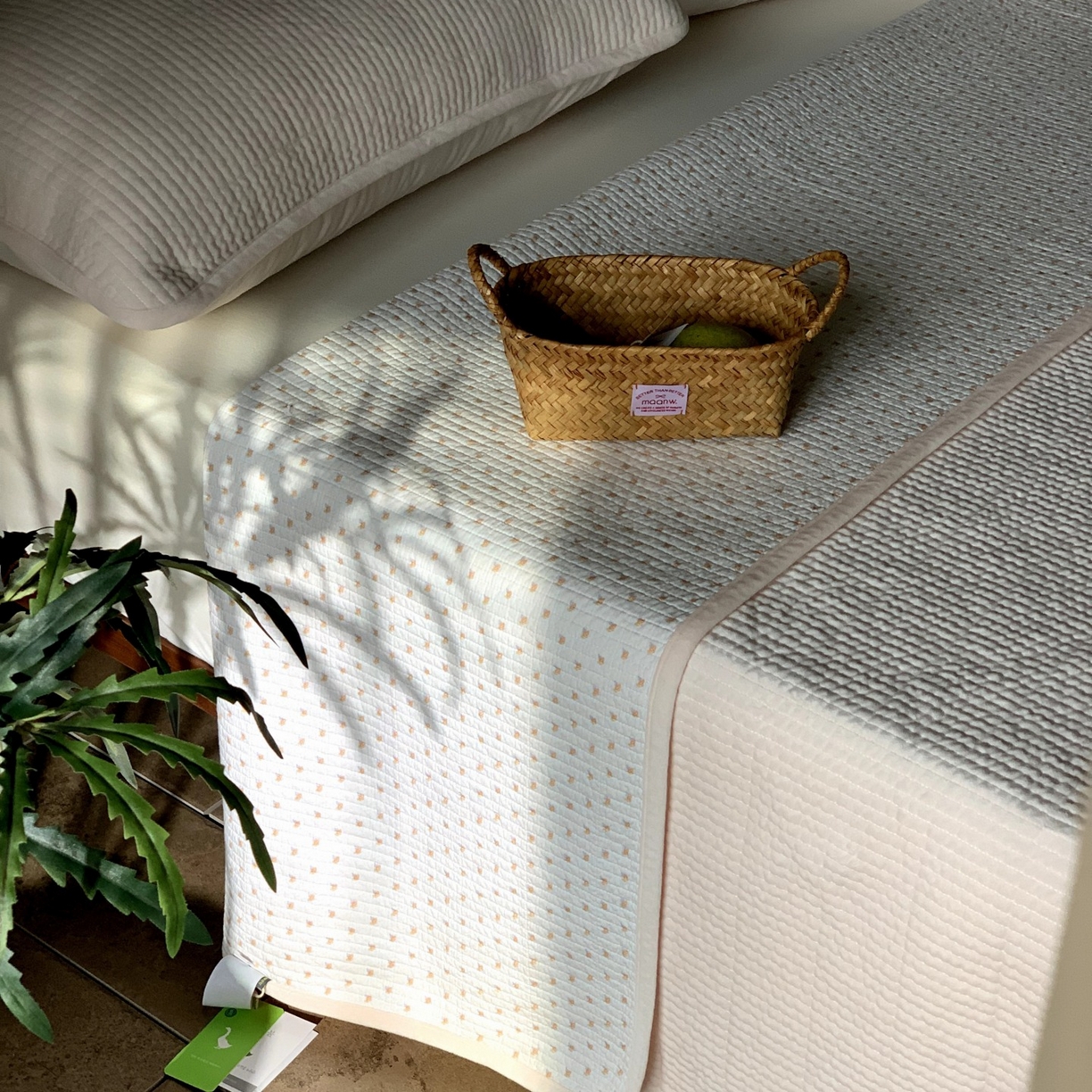 91家纺网 家纺一手货源 找家纺 汇庭 2025秋冬新款绒绒单品床盖系列 荞麦