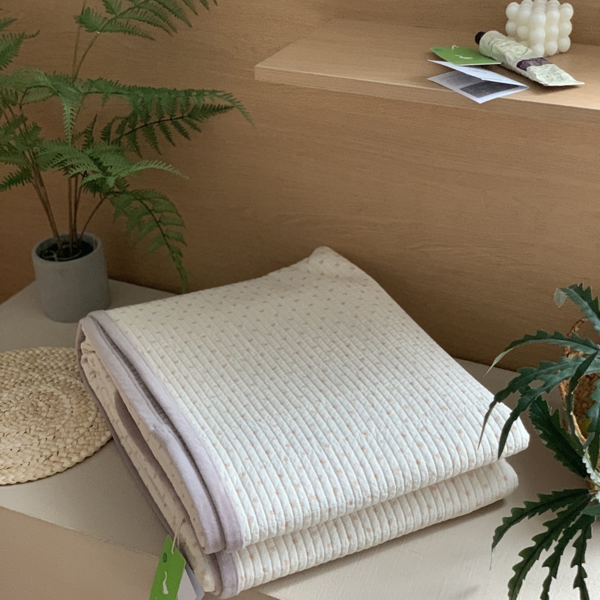 汇庭 2025秋冬新款绒绒单品床盖系列 乃月