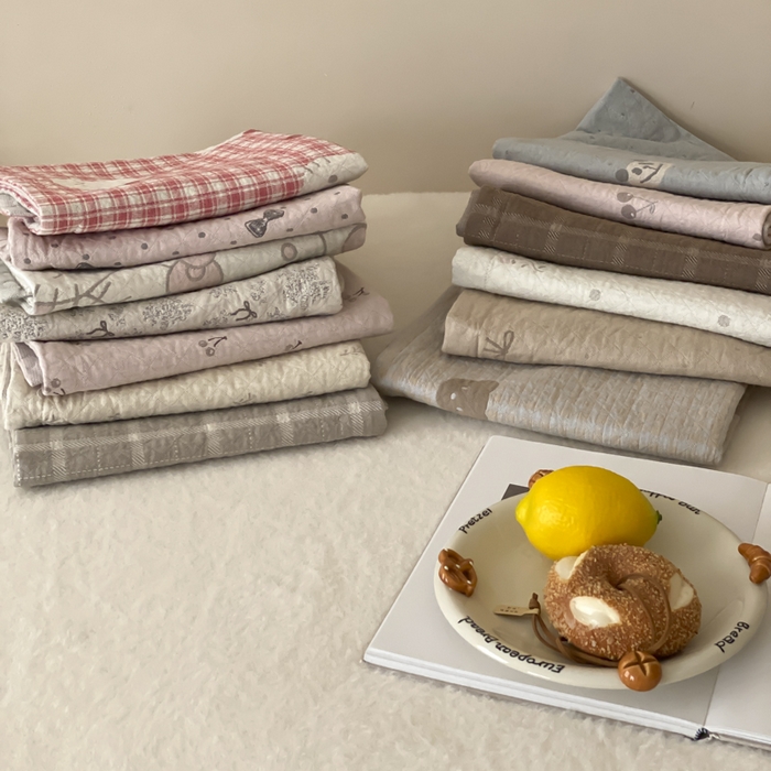 91家纺网 家纺一手货源 找家纺 麻依 2025新款安心棉纱布枕套全棉四层纱布枕套 组合图