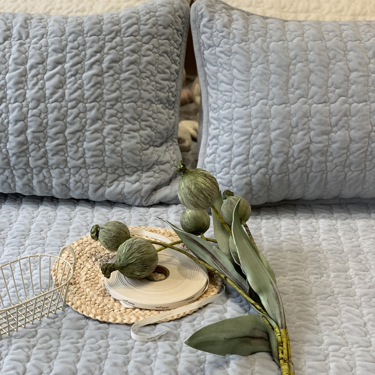 91家纺网 家纺一手货源 找家纺 （总）汇庭 2025秋冬新款海洋星床盖三件套系列