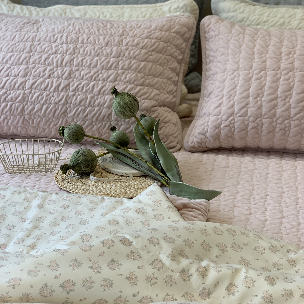 91家纺网 家纺一手货源 找家纺 （总）汇庭 2025秋冬新款海洋星床盖三件套系列