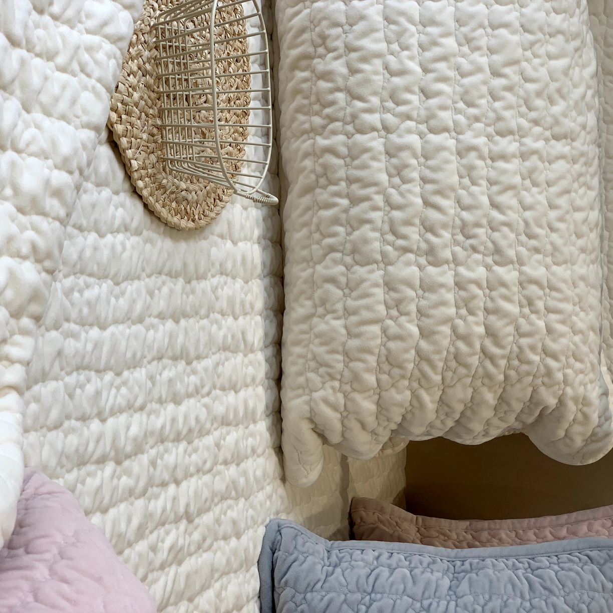 91家纺网 家纺一手货源 找家纺 （总）汇庭 2025秋冬新款海洋星床盖三件套系列