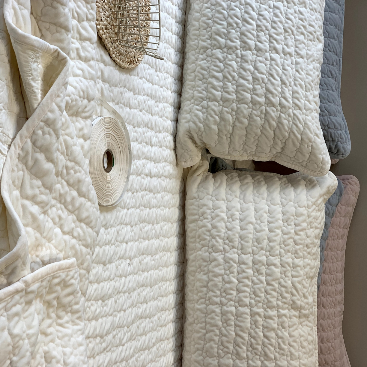 91家纺网 家纺一手货源 找家纺 （总）汇庭 2025秋冬新款海洋星床盖三件套系列