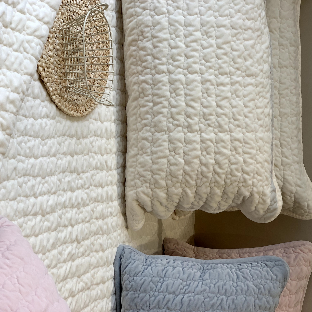 91家纺网 家纺一手货源 找家纺 （总）汇庭 2025秋冬新款海洋星床盖三件套系列