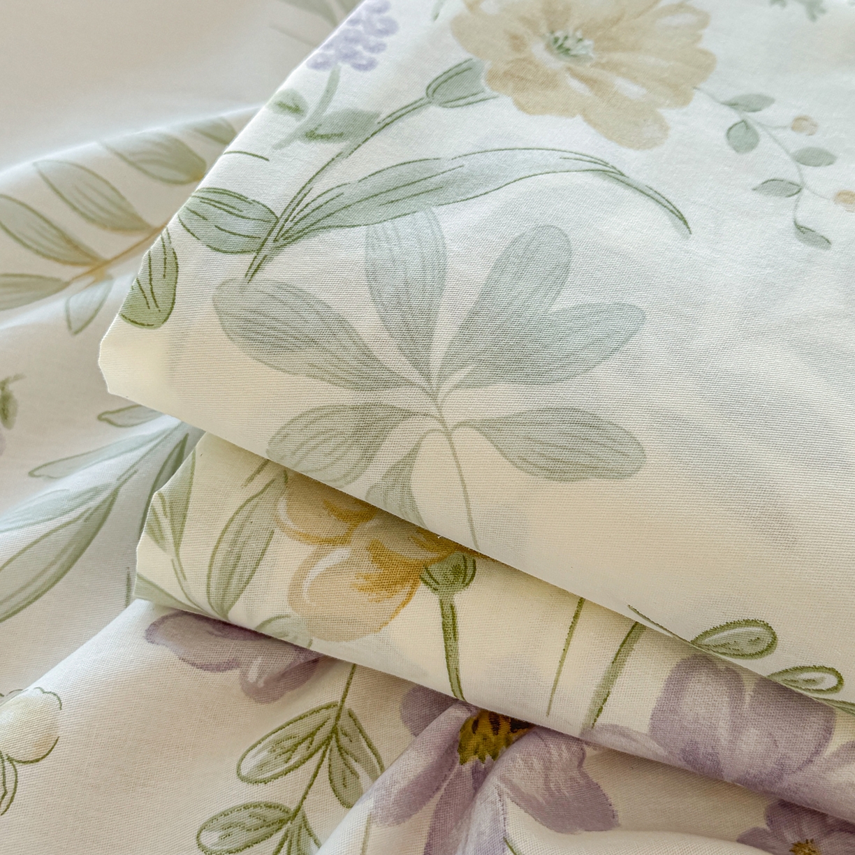 91家纺网 家纺一手货源 找家纺 尚帛 2026新款全棉品质喷气印花爆款四件套 多规格套件 单品系列-单枕套 爱的花海